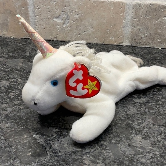 Ty beanie baby Mystic the Unicorn with tag mistakes - Picture 1 of 8